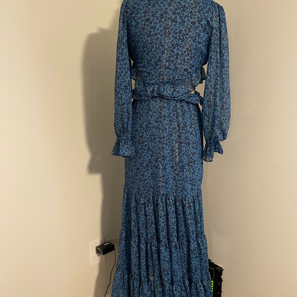 Misa Los Angeles Amelia maxi dress Cerulean Ditzy floral - Picture 5 of 6